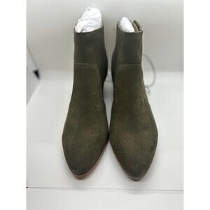 New Suede Olive 8.5 Violet & Red Cupid Bootie